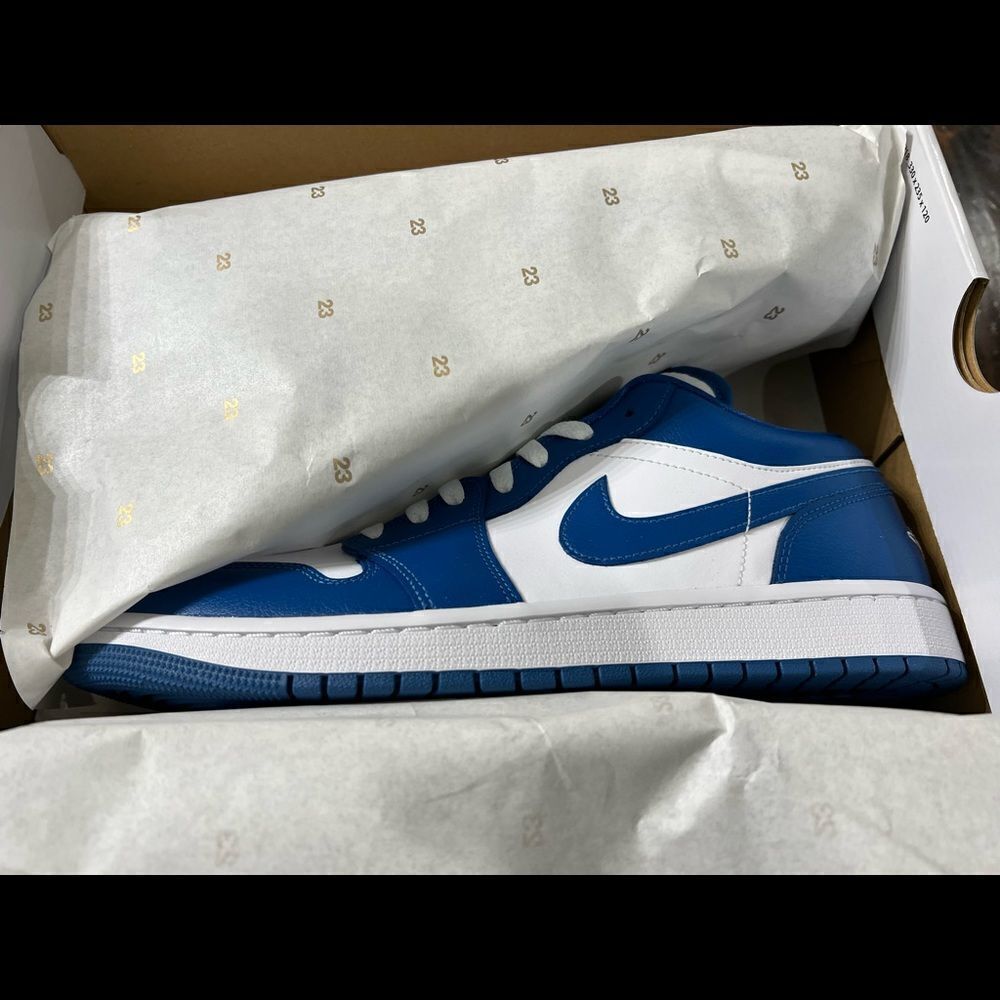 Wmns Air Jordan 1 Low Marina Blue DC0774-114 Size 12 (10.5 M)